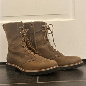 Teva Rowena Brown Leather Women's Lace Up Boots *see size description*